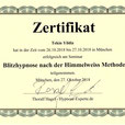 Zertifikat Himmelweis Blitzhypnose